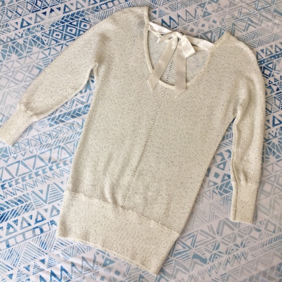 πHost Pick!π Sparkly WHBM Knit Top π - Picture 5 of 7